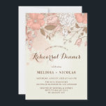 Vintage Frühlingsblumen Probe Abendessen Einladung<br><div class="desc">Vintage Frühlingsblumen Probe Dinner Einladung Whimsikale und Vintage Illustrationen von Pfingsten und Lilien.</div>