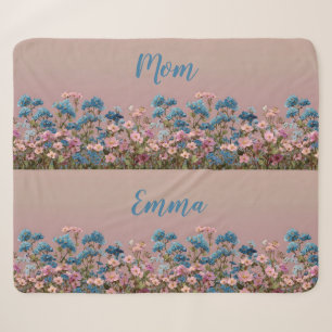 Vintage Frühlingsblumengarten für Mama Sherpadecke