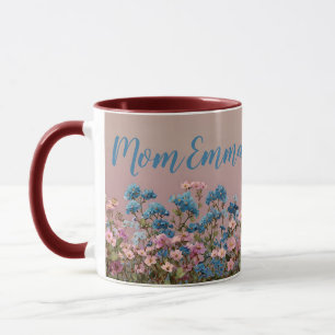Vintage Frühlingsblumengarten für Mama Tasse