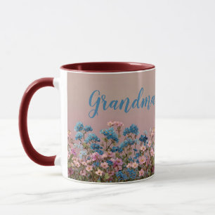 Vintage Frühlingsblumengarten für Oma Tasse