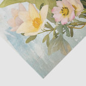 Vintage Frühlingsfarbe Seidenpapier (Detail)