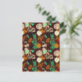 Vintage Frühlingshöfe Blume Postkarte (Stehend Vorderseite)