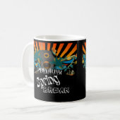Vintage Frühlingsreise Kaffeetasse (Vorderseite Links)