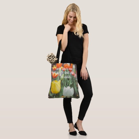 Vintage Frühlingsstipps Tasche (Am Model)