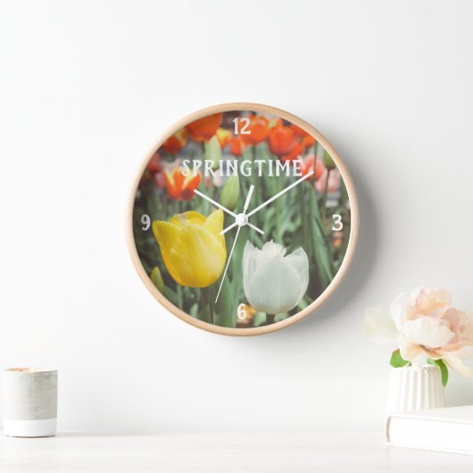 Vintage Frühlingsstipps Uhr (Zuhause)