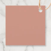 Vintage Fruit Wreath Peter Rabbit Baby Shower Geschenkanhänger (Rückseite)