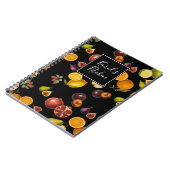 Vintage Fruits Notebook/Recipe Book (Customize) Notizblock (Linke Seite)
