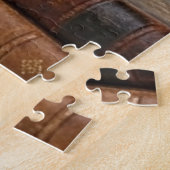 Vintage-Fuchs-Detektiv-Puzzle Puzzle (Seite)
