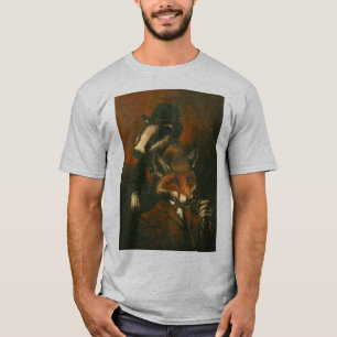 Vintage-Fuchs-und-Dachs-Sleuth-T-Shirt T-Shirt