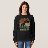 Vintage Füchse Füchse 4 Sweatshirt (Vorne ganz)