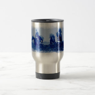 Vintage Fuchsjagd Aluminium-Reisebecher Reisebecher