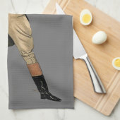 Vintage Fuchsjagd Geschirrtuch (Viertel Falte)