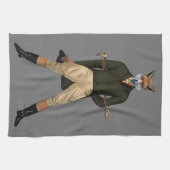 Vintage Fuchsjagd Geschirrtuch (Horizontal)