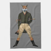 Vintage Fuchsjagd Geschirrtuch (Vertikal)