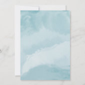 Vintage fühlen Mermaid Party Kraft Einladung (Rückseite)