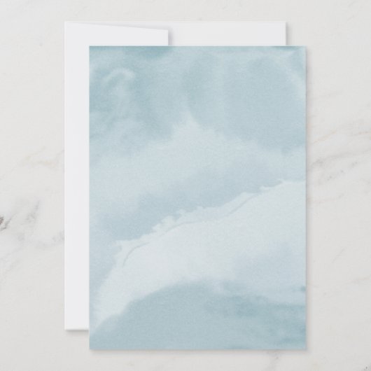 Vintage fühlen Mermaid Party Kraft Einladung (Rückseite)