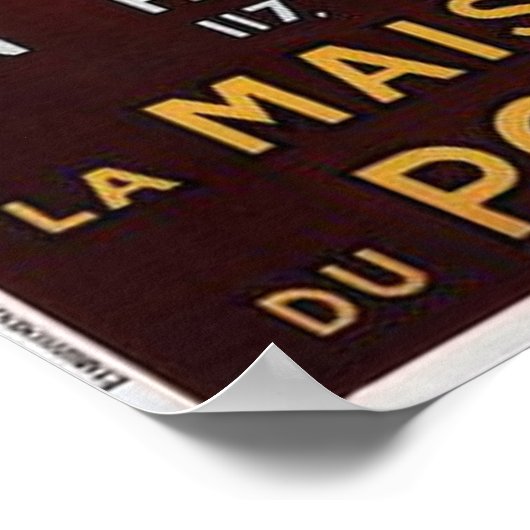 Vintage Füllfederhalter-Werbung Poster (Ecke)