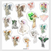 Vintage Füllstoffe Aufkleber (Blatt)