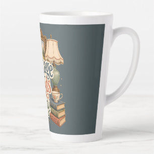 Vintage-Funde Cottagecore-Schätze Blau  Milchtasse
