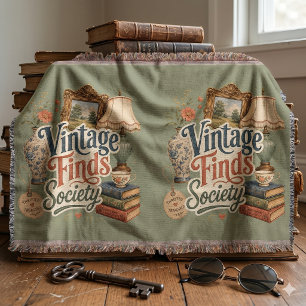 Vintage-Funde Cottagecore-Schätze Grün Decke