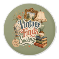 Vintage-Funde Cottagecore-Schätze Grün
