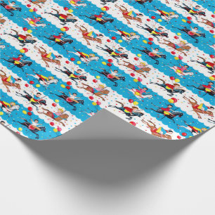 Vintage Fünfzigerjahre Geschenkpapier