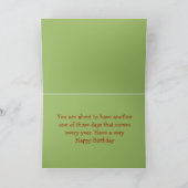 Vintage Funkübertragung Karte (Innenseite)