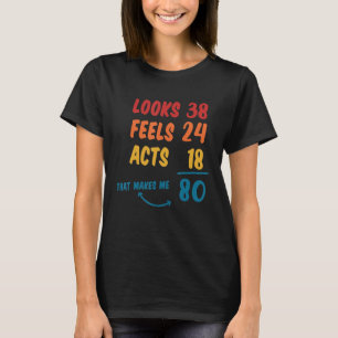 Vintage Funny 1942 80. Geburtstagideen für Männer  T-Shirt