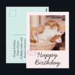 Vintage Funny Cat und Happy Birthday Postcard Postkarte<br><div class="desc">Es ist die Vintage Funny Cat und Happy Birthday Postcard. Die schläfrige Katze ist lustig und hübsch. Sie können Ihre Nachrichten einfügen. Das wird deinen Freund zum Lachen bringen. Das wird ein bedeutendes Geschenk und macht Ihren Freund zum Lachen. Überbringen Sie herzlichen Glückwunsch jetzt und Seien Sie einer der wenigen....</div>