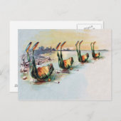 Vintage Funny Frogs Postcard Postkarte (Vorne/Hinten)