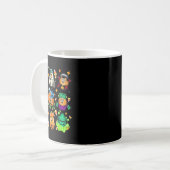 Vintage Funny Nuggets Meal Ecket Halloween Spooky Kaffeetasse (Vorderseite Links)