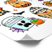 Vintage Funny Nuggets Meal Ecket Halloween Spooky Poster (Ecke)