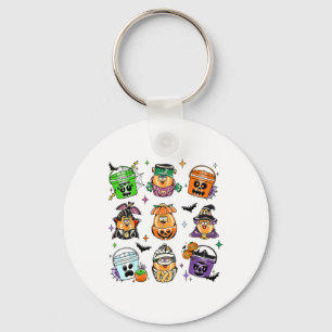 Vintage Funny Nuggets Meal Ecket Halloween Spooky Schlüsselanhänger