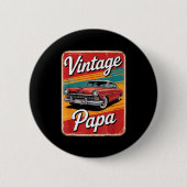 Vintage Funny Papa Button (Vorderseite)