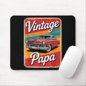 Vintage Funny Papa  Mousepad (Mit Mouse)