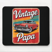 Vintage Funny Papa  Mousepad (Vorne)
