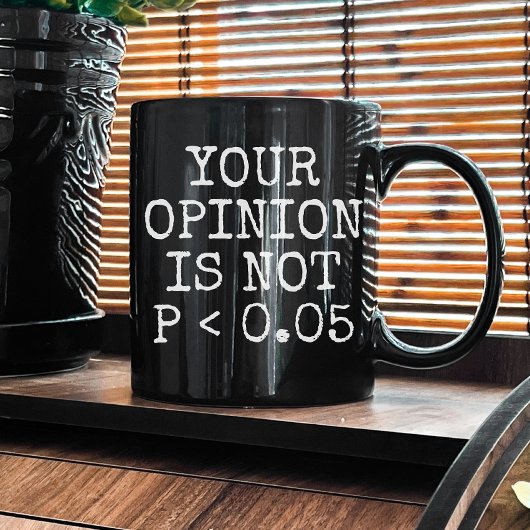 Vintage Funny Statistics Statistisch bedeutend Kaffeetasse