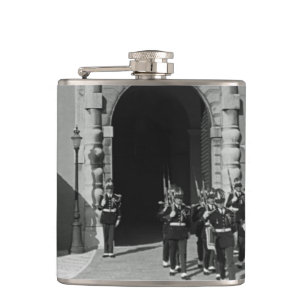 Vintage Fürstentum Monaco fürstlicher Palast Flachmann