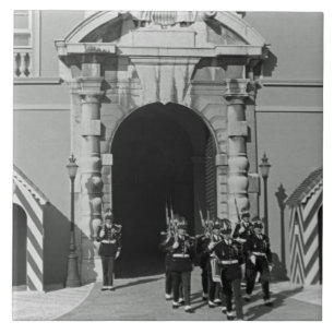 Vintage Fürstentum Monaco fürstlicher Palast Fliese