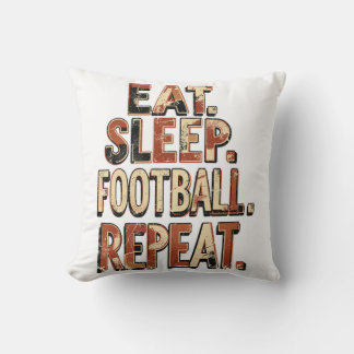 Vintage-Fußball-Fan-Design | Retro-Fußball-Grafik Kissen