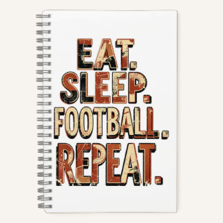Vintage-Fußball-Fan-Design | Retro-Fußball-Grafik Notizblock