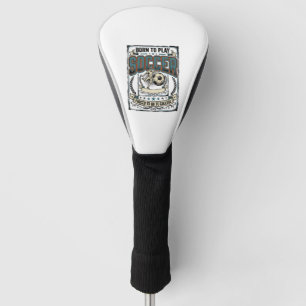 Vintage-Fußball Geboren um College-Shirt-Design zu Golf Headcover