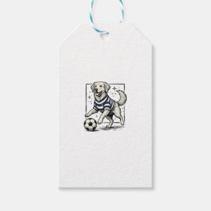 Vintage Fußball Hund Gravur Shirt Design_1 Geschenkanhänger