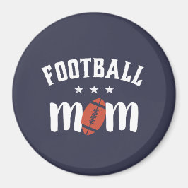 Vintage Fußball-Mama Proud Mother of Sports Player Magnet