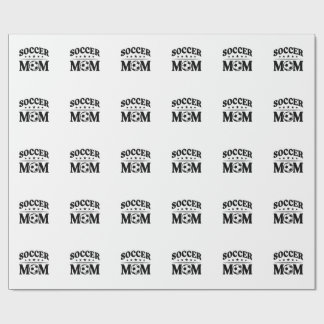 Vintage Fußball-Mama-Shirt Vektor-Design_1 Geschenkpapier