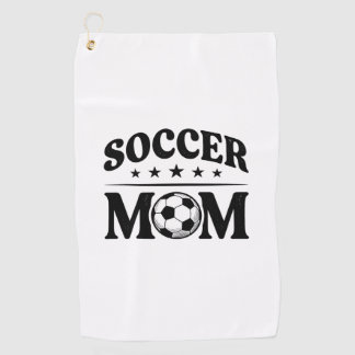 Vintage Fußball-Mama-Shirt Vektor-Design_1 Golfhandtuch
