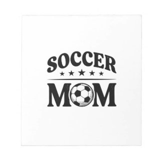 Vintage Fußball-Mama-Shirt-Vektordesign_1 Notizblock
