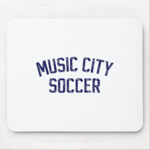 Vintage Fußball Nashville Music City Fußball Retro Mousepad