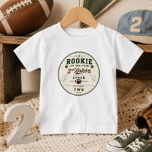 Vintage-Fußball-Neuling 2. Geburtstag Baby Junge