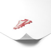 Vintage Fußball-Poster Poster (Ecke)